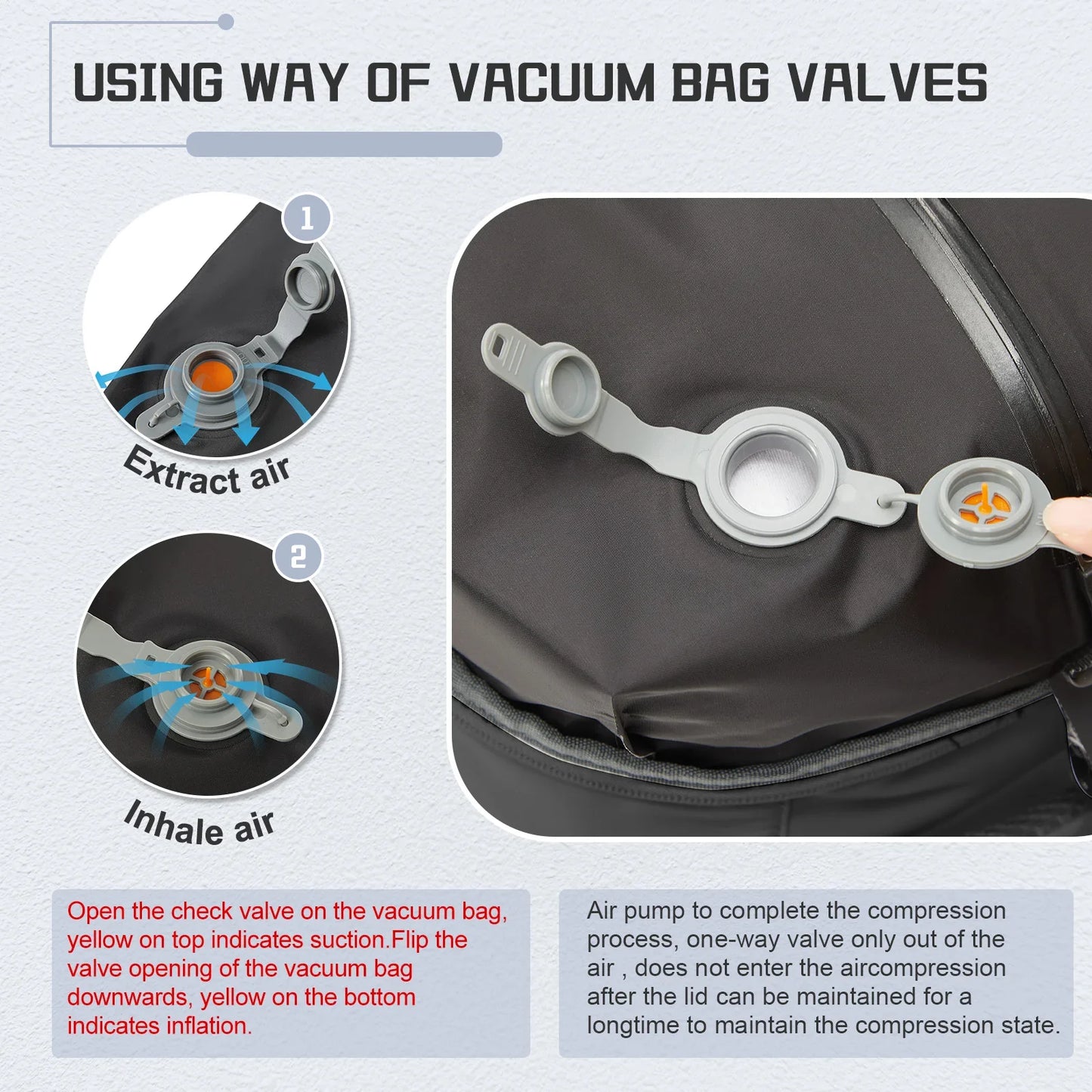 Vacuum Backpack Travel Bag for Men Large Capacity Backpack Business Laptop Backpack Women Men Expandable Backpack School Bag