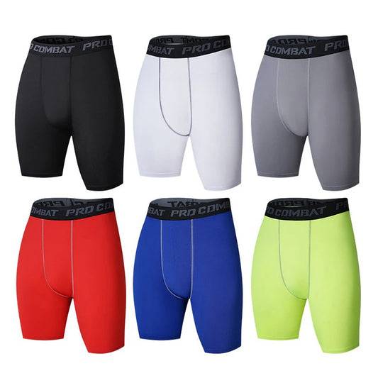 Five-point Fitness Pants Men Sports Leggings Basketball Training Quick Dry