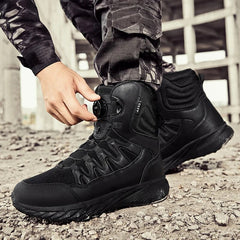 Men Military Boots Tactical Combat Boots Men Outdoor All-match Ankle Boots Work Safty Shoes