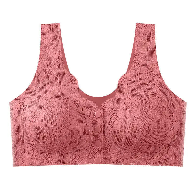 Soft Cups Before The Button In The Elderly Underwear Breathable Women