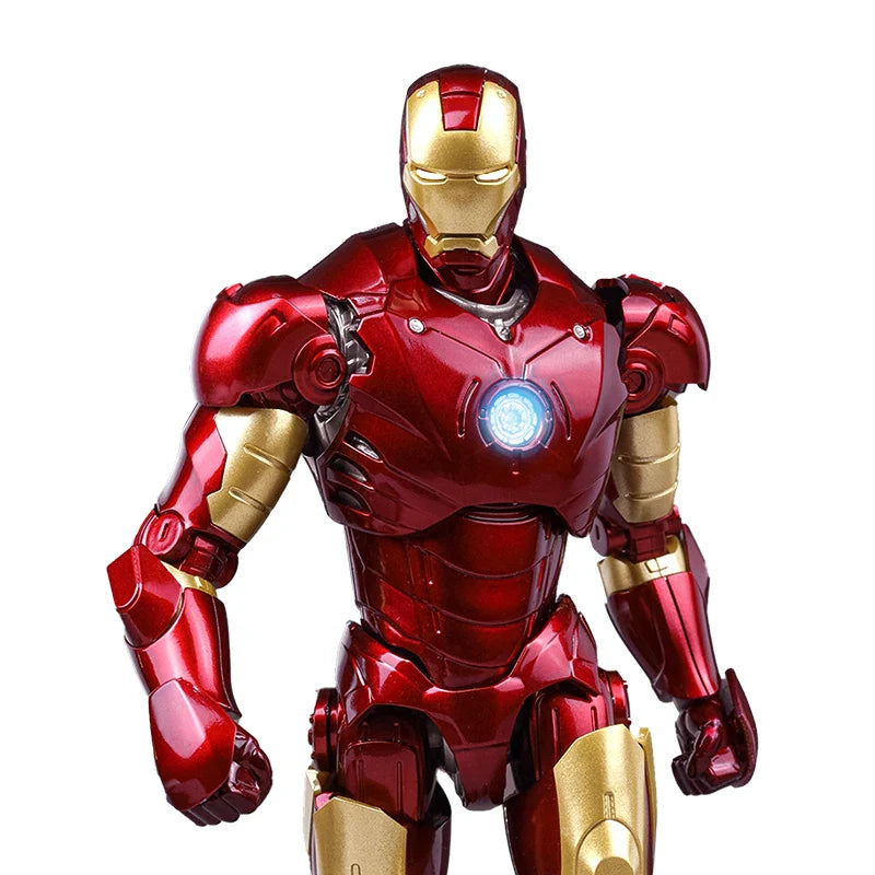Marvel Iron Man MK3 Fondjoy Assemble Toy Iron Man Model 15cm ABS Material 1/12 Scale Action Figures Toy Birthday Gifts For Boys