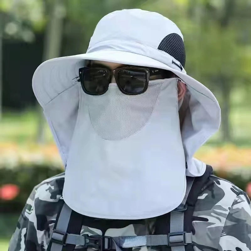 Sun Hats UV Protection Outdoor Hunting Fishing Cap for Men Women Hiking Camping