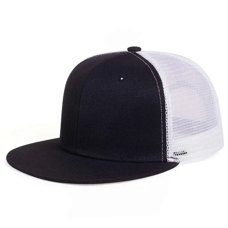 Fashion Men Baseball Cap Blank Mesh Camouflage Solid Color Hip Hop Hat Outdoor Sports Visor Snapback Hats Trucker Caps