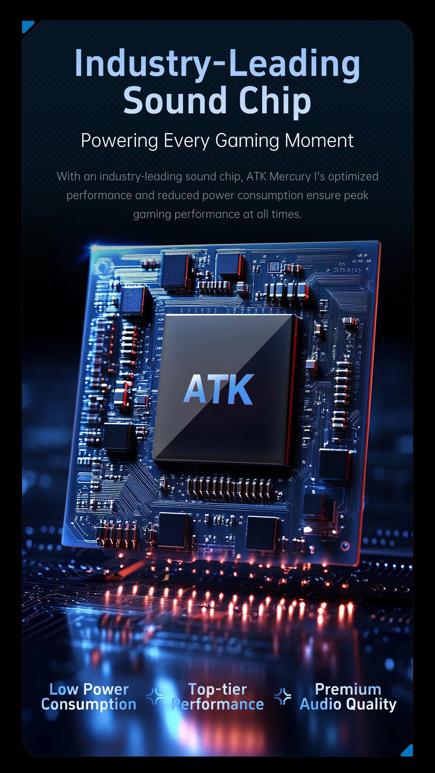 ATK M1 Game Headset Three Mode Wireless Headworn PS5  PC Gaming Headset Microphone Virtual 7.1 Surround Noise Reduction Headset