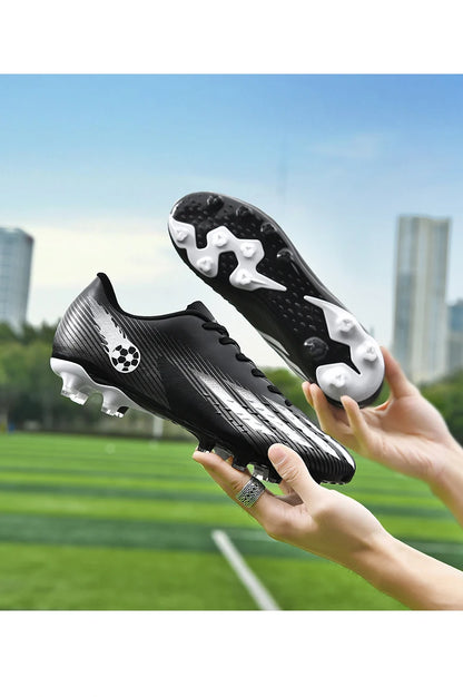 Soccer Shoes Sport Outdoor Men Breathable Cleats FG Football Boots