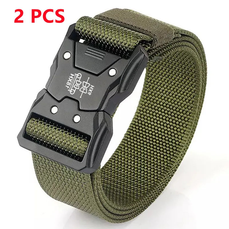 Men Belt Outdoor Hunting Tactical Belt Multi-Function Buckle Nylon Belt High Quality Marine Corps Canvas Belt Plastic buckle