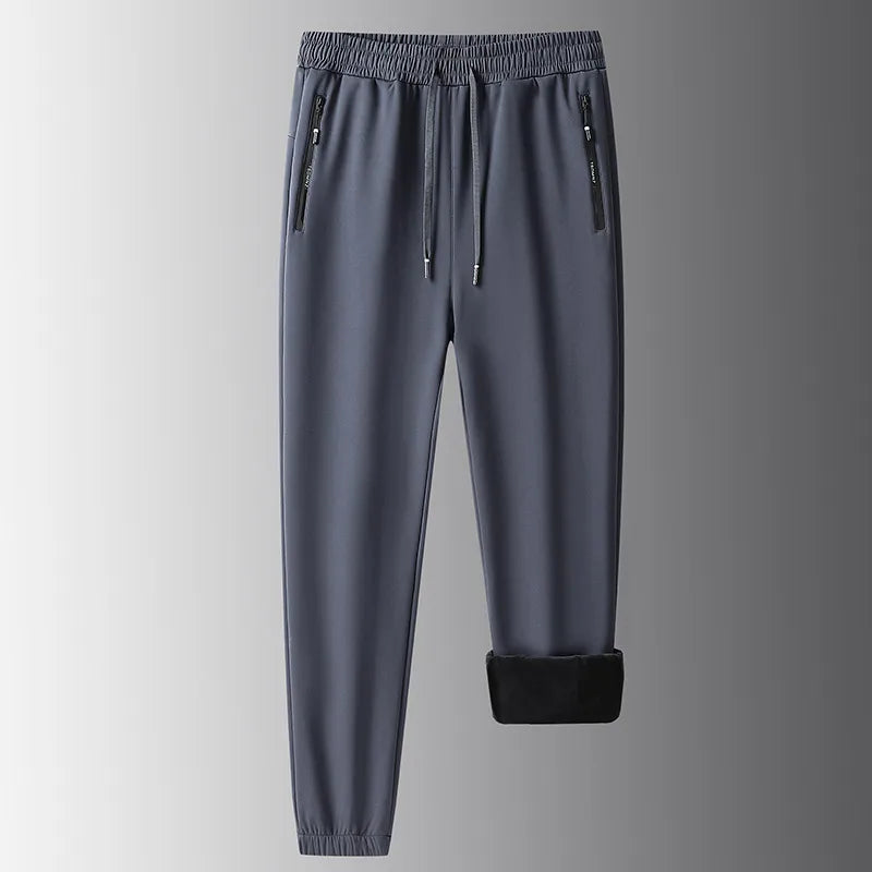 Waterproof Outdoor Pants Men Thick Fleece Liner Big Size 8xl 7xl 6xl 5xl Windproof