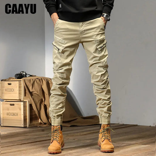 Joggers Cargo Pants Men Casual Hiphop Multi-Pocket Male Trousers