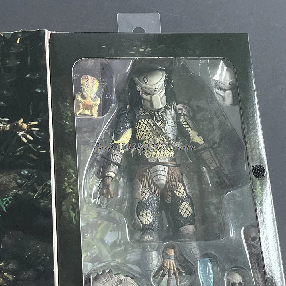 NECA Predator Figrue Ultimate Shaman Elder Armored Lost Warrior Jungle Hunter Snake Vision Predator Alien Figure Model Toy Gifts