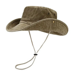 Four Seasons Cotton Solid Bucket Hat Fisherman Hat Outdoor Travel Sun Cap