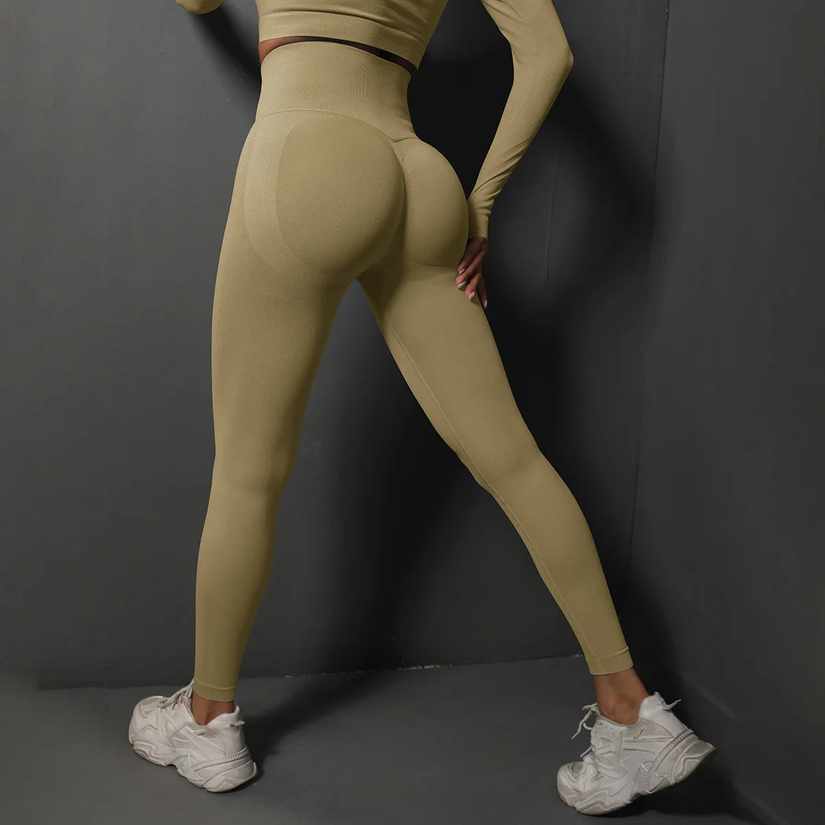 Women Seamless Yoga Pants Fitness Sports Running Sportswear Stretchy Lifting Tights
