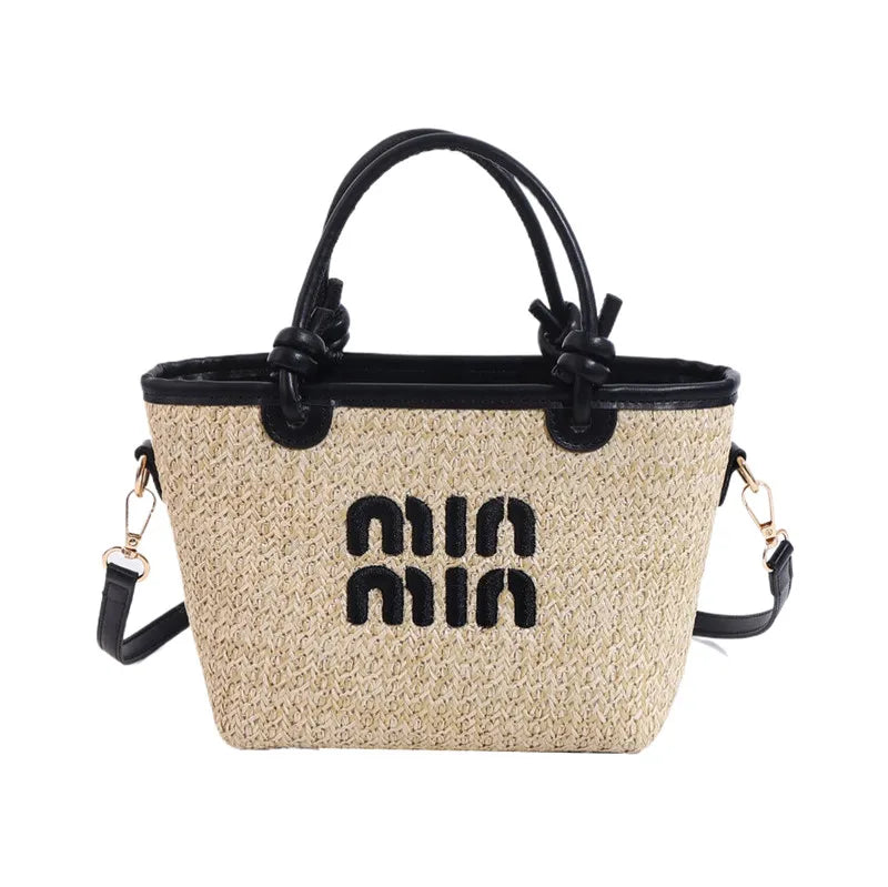 Grass Bag for Women Bohemian Beach Bag Designer