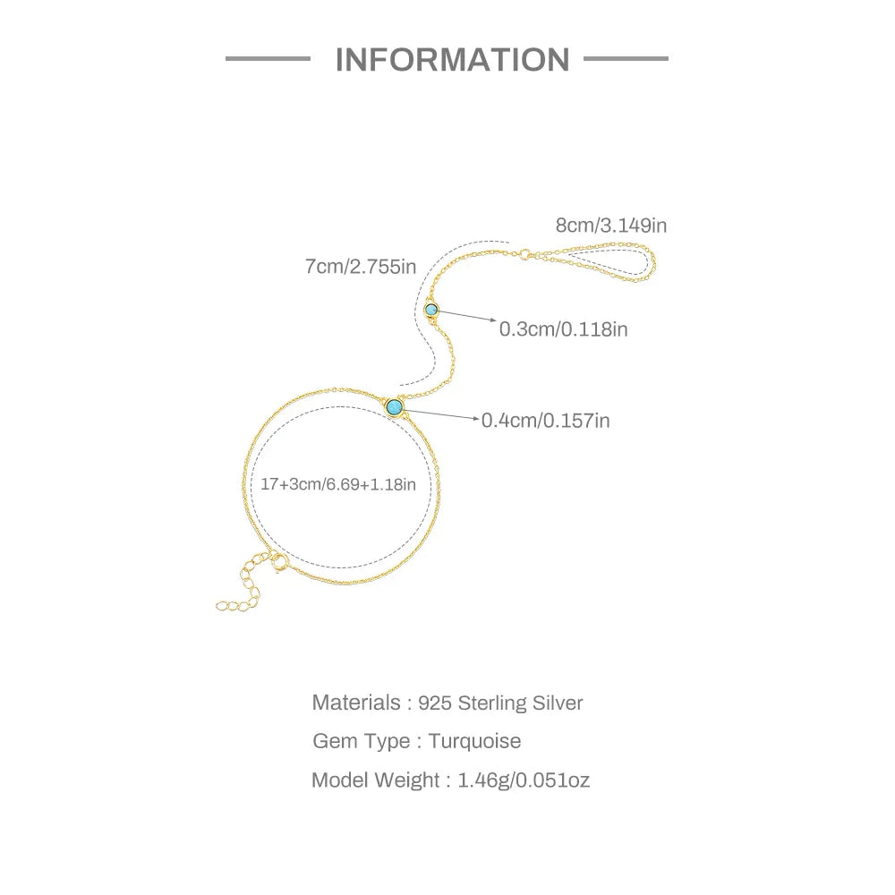 CANNER Minimalism Octagonal Star Finger Bracelet For Women 925 Sterling Silver Ins Flower Multi-layer Bracelet Fine Jewelry