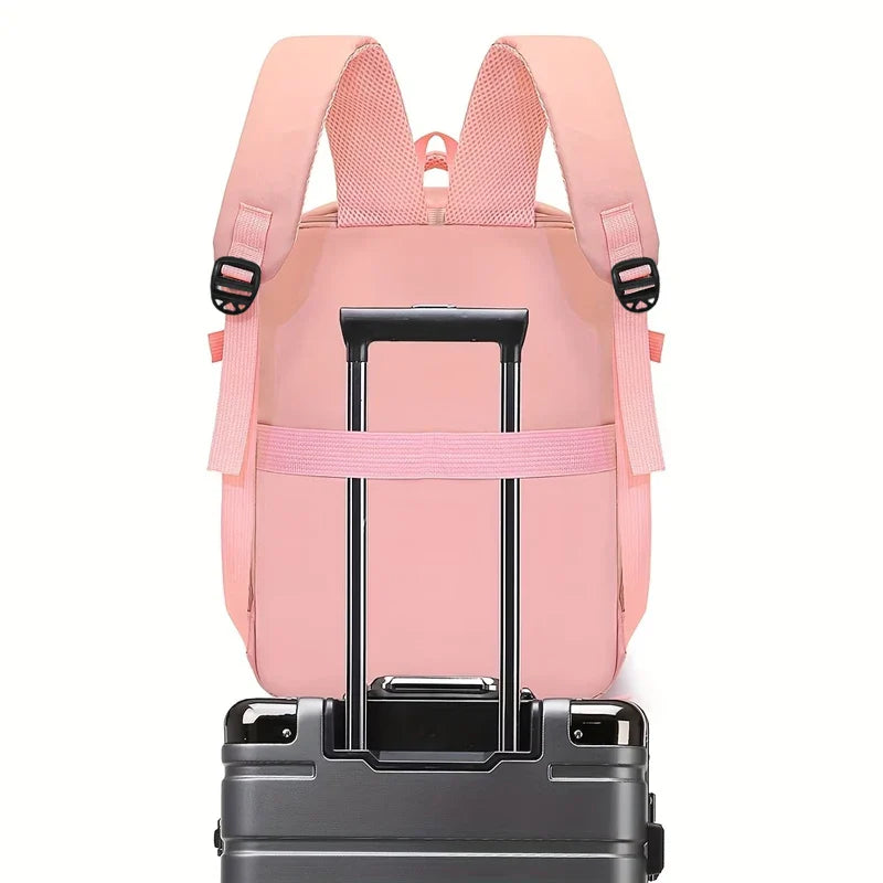 Graceful Stylish Multi-color Backpack Adjustable-strap Lightweight for Commute Daily Use Casual Functional Bag