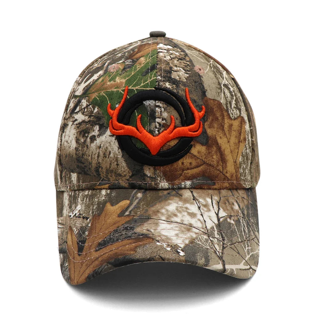 KOEP New Camo Baseball Cap Fishing Caps Men Outdoor Hunting Camouflage Jungle Hat 3D Deer Embroidery