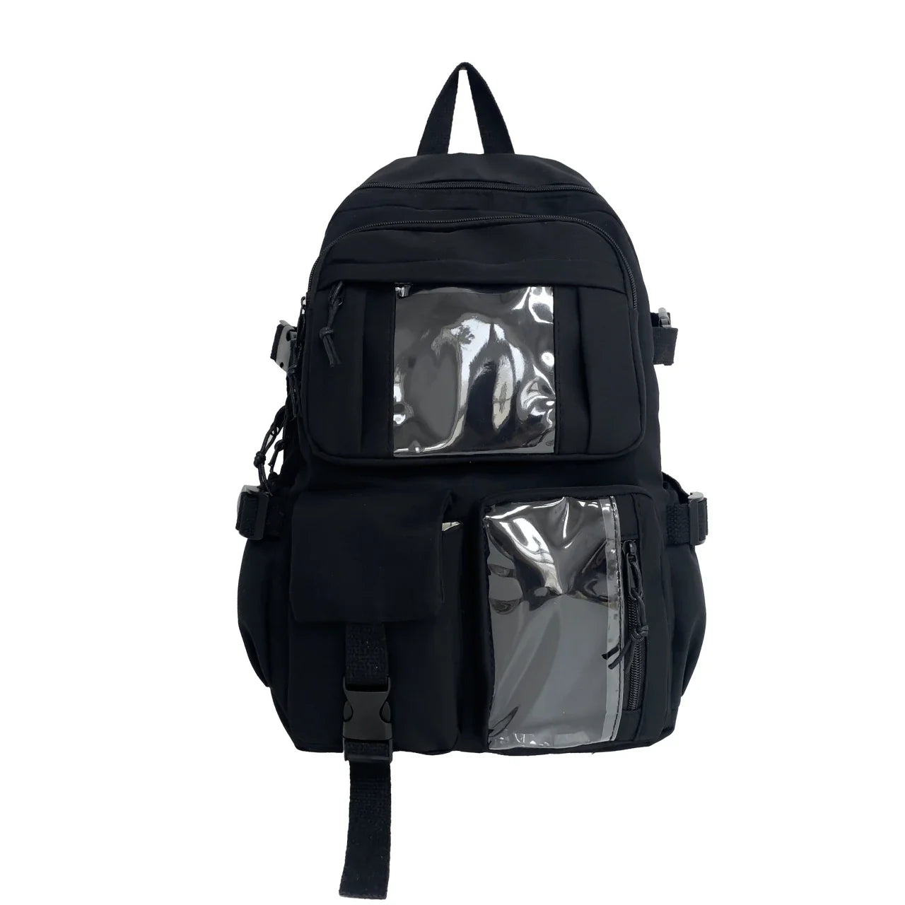 New Cute Nylon Backpack Suitable for Young Girls, Female Students, and Ladies, Multi-Pocket Student Backpack
