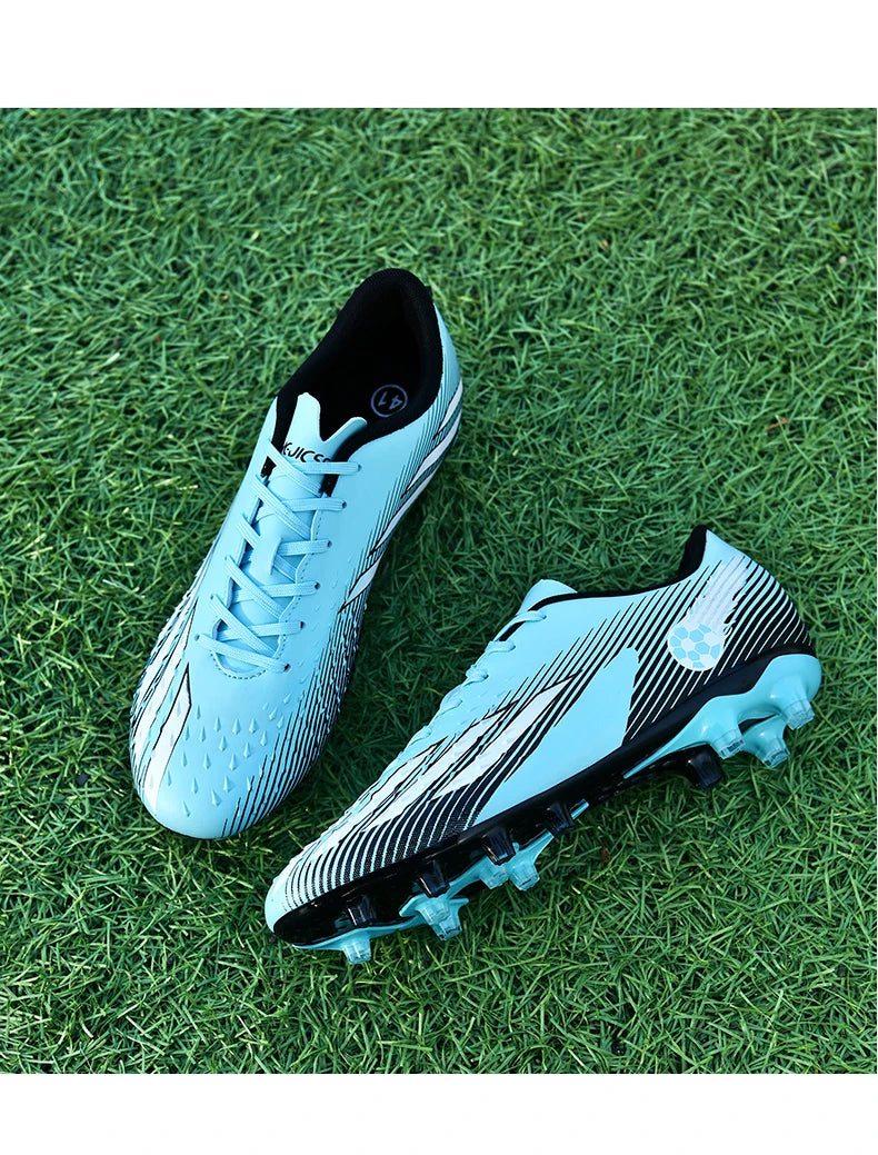 Soccer Shoes Sport Outdoor Men Breathable Cleats FG Football Boots