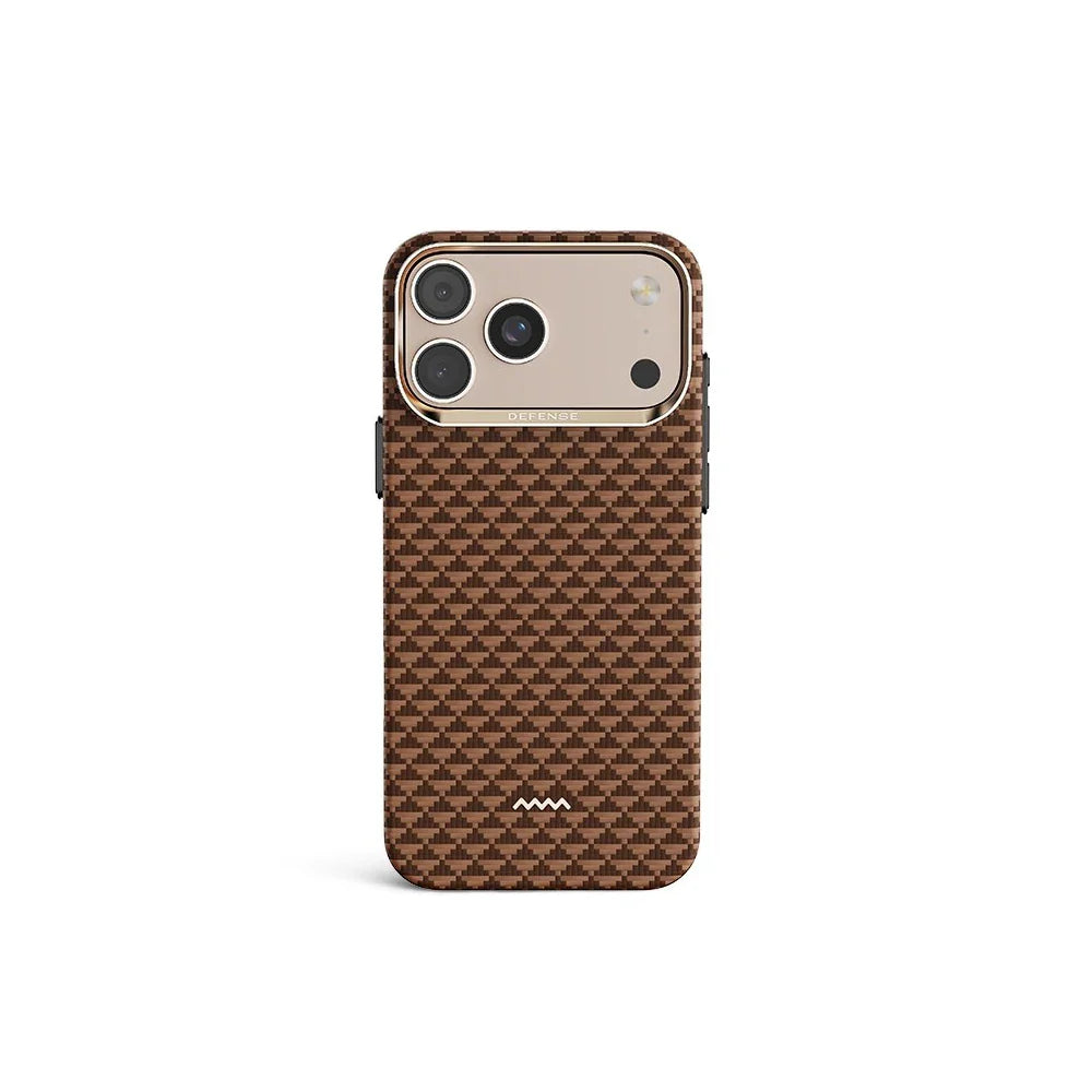 iPhone 17 Pro Max Case Gilded Tactile Woven Aramid Fiber Magnetic Case for iPhone 17 Pro Case