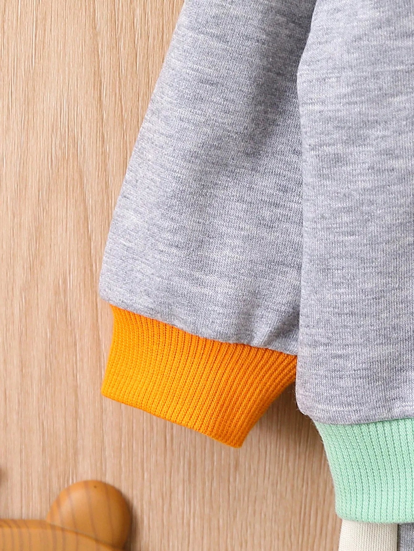 New Autumn Baby Boy Patchwork Casual Hoodie Set Boy Outdoor Sports Long-Sleeved Tight-Fitting Long Pants 2-Piece Set