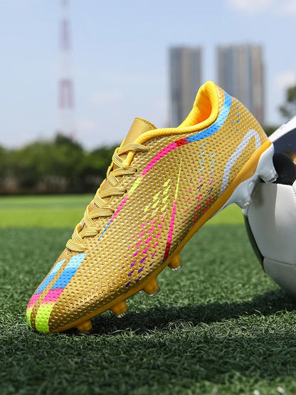 Men Original Soccer Cleats Shoes Wearable Turf Futsal Shoes Male Society