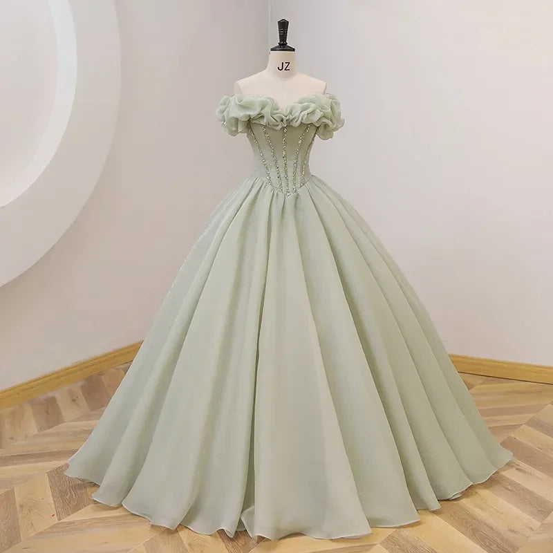 Homecoming Dresses: One Shoulder Simple Elegant Ball Gown Wedding Party Dresses