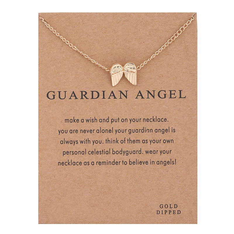 New Trendy Alloy Cute Elegant Sun Love Star Leaves Clover Unicorn Luck Pendant Necklaces for Women Fashion Accessories Jewelry
