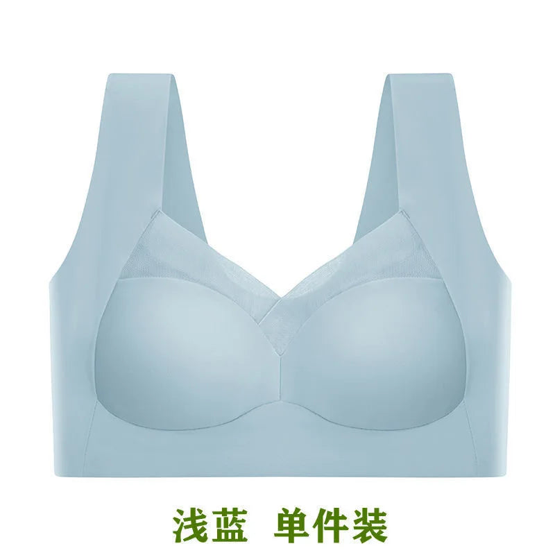 Woman Top Bra Push Up Bra Seamless Ice Silk Underwear Women