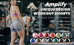 Amplify Leggings Seamless Scrunch Butt Leggings Women Push Up Booty Workout Gym