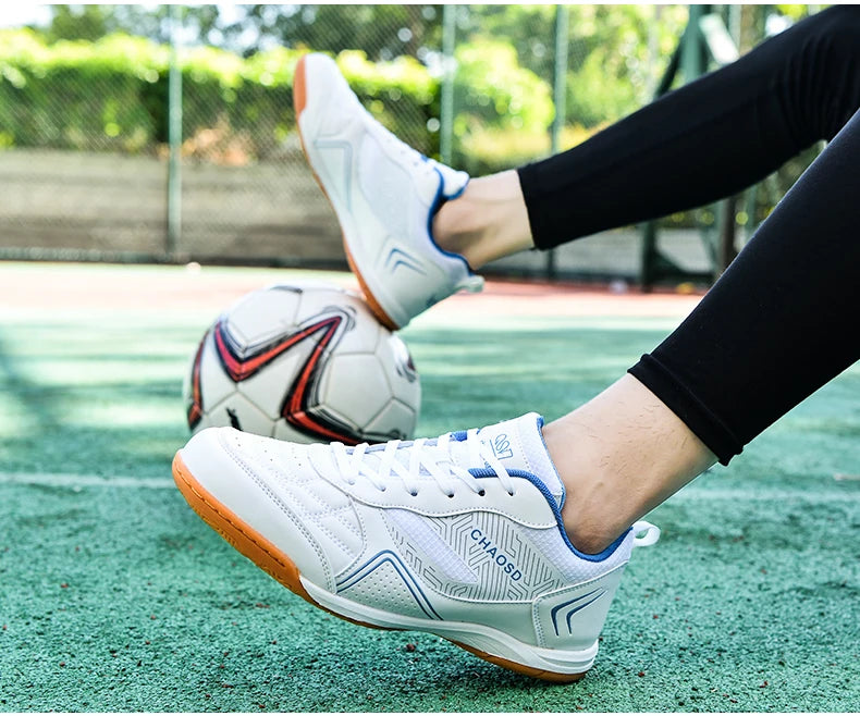 Futsal Soccer Shoes Men Low Naked Ankle Adult Professional Indoor Football Boots