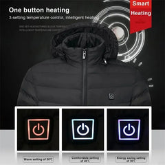 21 Areas Heated Jacket Mens Jacket Waterproof Heating Jacket Men