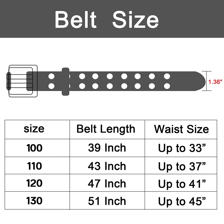 MaiKun Women Punk Goth Belts Brand Leather Women Grunge Belt Halloween Double Pin Buckle Female Belt for Jeans Streetwear