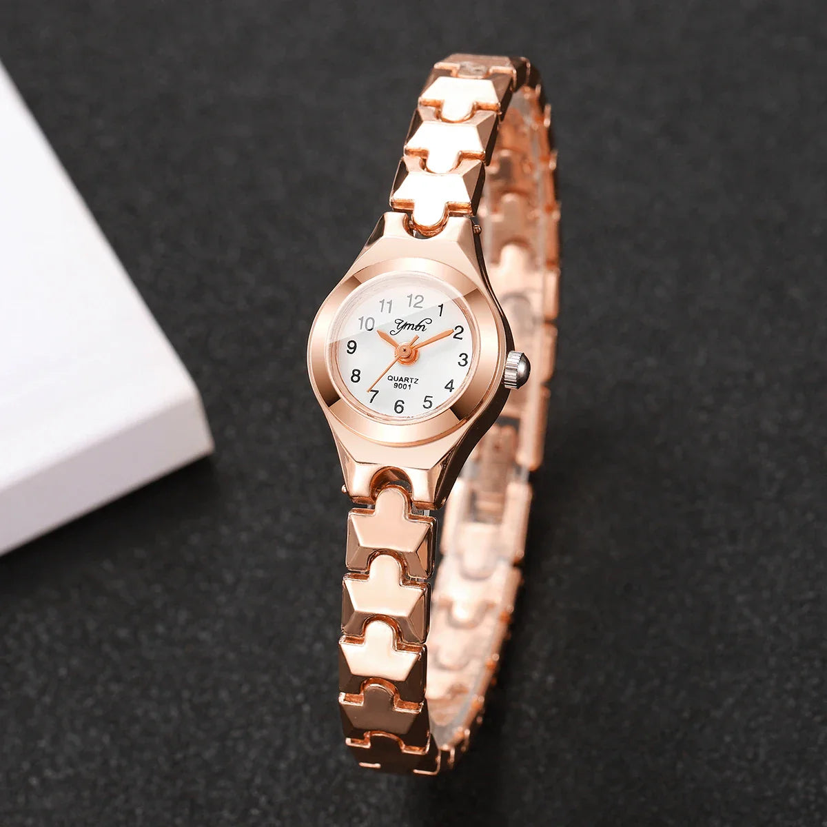 Elegant Small Arabic Dial Women Watches Thin Strap Ladies Quartz Wristwatch Reloj Mujer Girls Clock Gift(Without Box)