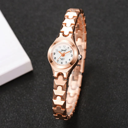 Elegant Small Arabic Dial Women Watches Thin Strap Ladies Quartz Wristwatch Reloj Mujer Girls Clock Gift(Without Box)