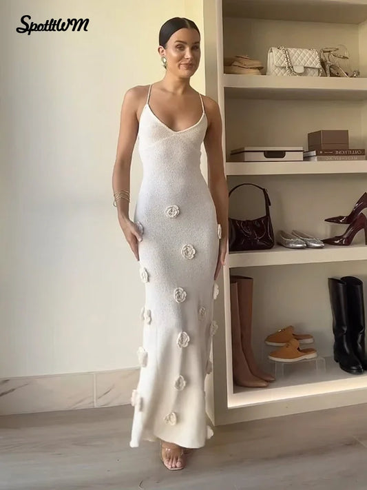 Evening wear Dresses: Women Sling Dress V Neck Sleeveless Maxi
