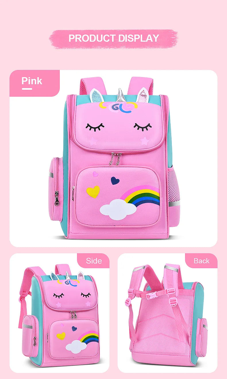New elementary school students schoolbag shoulders backpack 6-12 years old one, two, three, four, five, six grades waterproof le