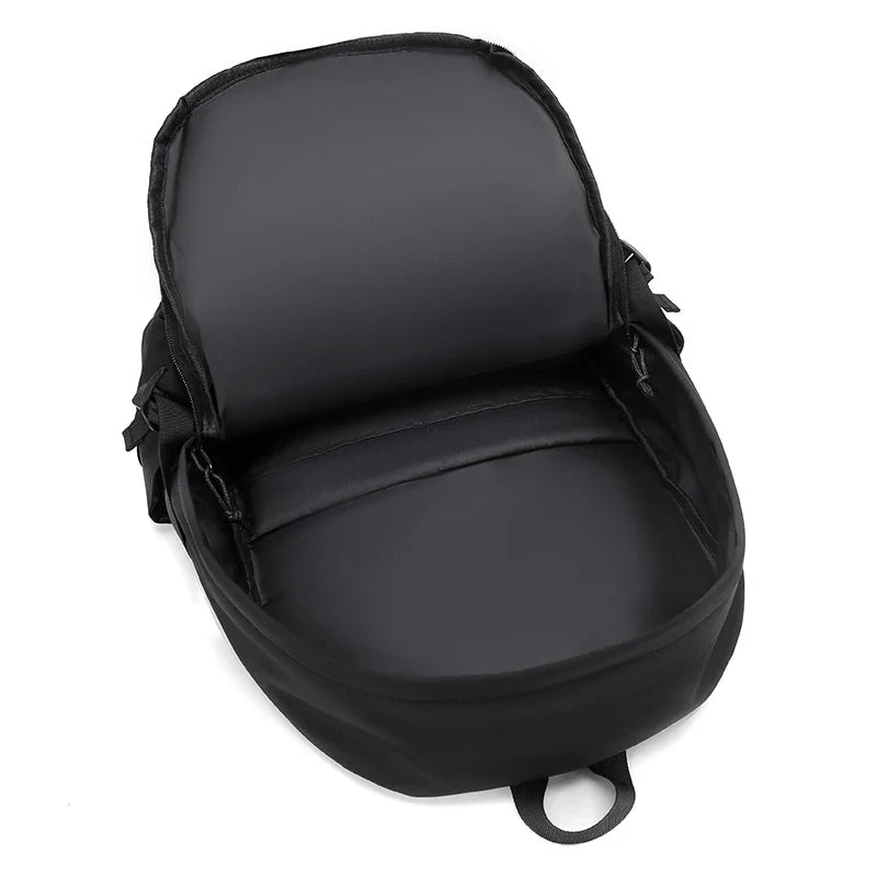 Simple solid color backpack,  travel backpack, plenty of storage space, very suitable for commuting, school, work and going out.