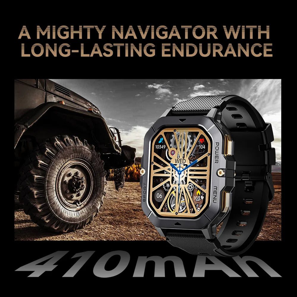 CUBOT C28 Waterproof Smart Watch Men 2.02 Inch Fitness Tracker Sport Wrist Smartwatch For Android IOS Bluetooth Call