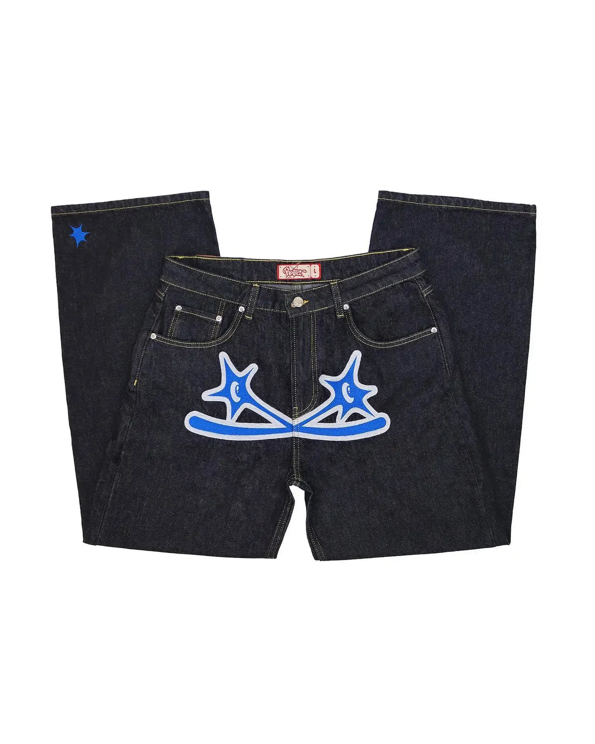 Hip Hop Street Apparel Jeans Y2k Harajuku Printed Gothic Jeans