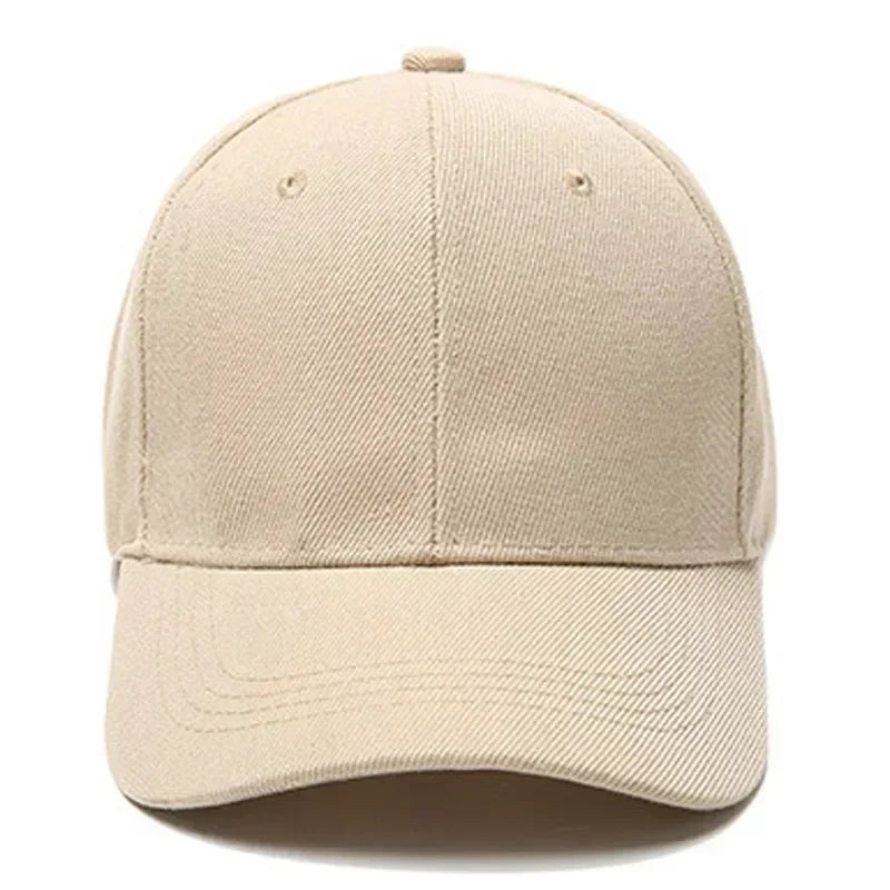 Solid Unisex Baseball Cap 6 Panel Men Caps Daily Womens Summer Hat Curved Brim Adjustable Red White Purple Grey Black