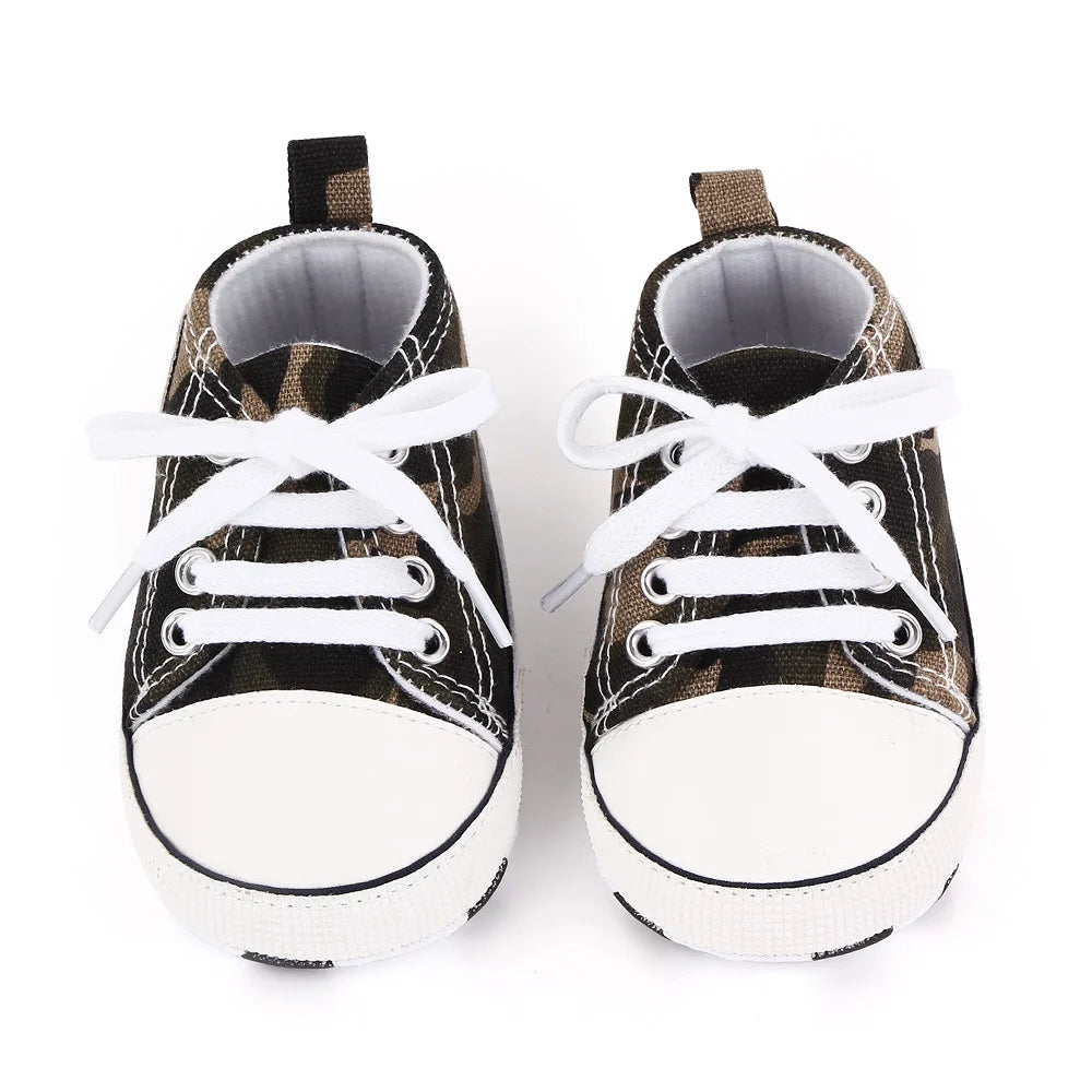 Baby Classical Canvas Shoes for Spring and Autumn Toddler Pre Walking Shoes