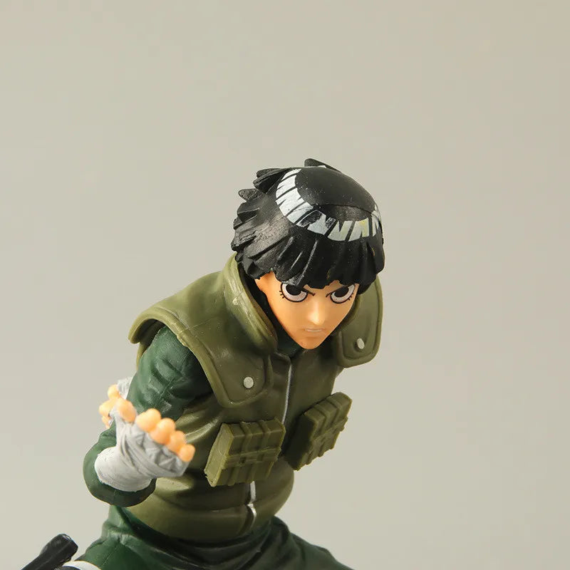 16cm Naruto Anime Figure Rock Lee Hyuuga Hinata Roubu Double Lion Fist Fighting Action Figure Collection Model Doll toys hobbie