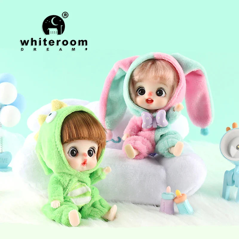 Ob11 Bjd Doll Accessories Bed Bodysuit Obitsu 11 Clothes Dolls For Girls Boy Toys Baby Kawaii Anime Toy items Pajama Miniature