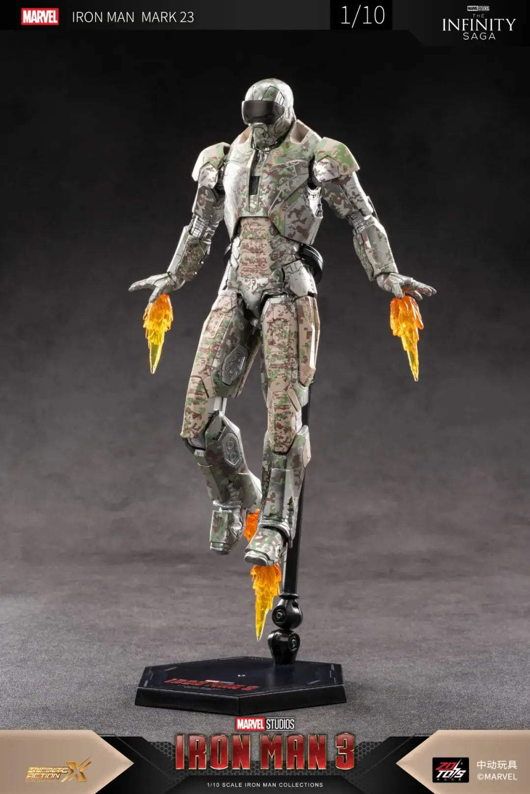 Original ZD Toys Iron Man Tony Stark MK9 MK14 MK12 MK27 MK15 MK35 MK22 MK40 Hammerhead Action Figure Anime Collect Model Gifts