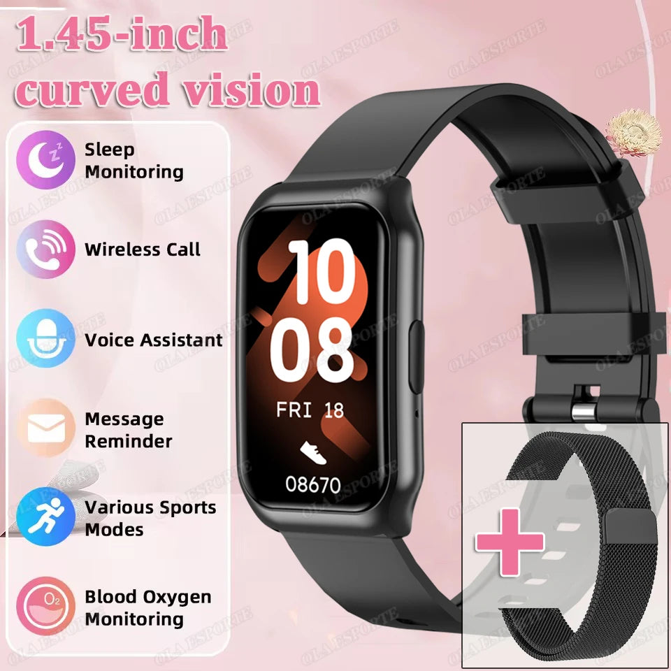 Smart Watch Women Men  AMOLED Screen Health Heart Rate Monitoring Bluetooth Call IP68 Waterproof Outdoor Sport Call Smartwatch