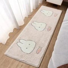 Pink Cute Bedroom Carpet Hairy Girl Children Room Rugs For Bedroom Decor Lounge