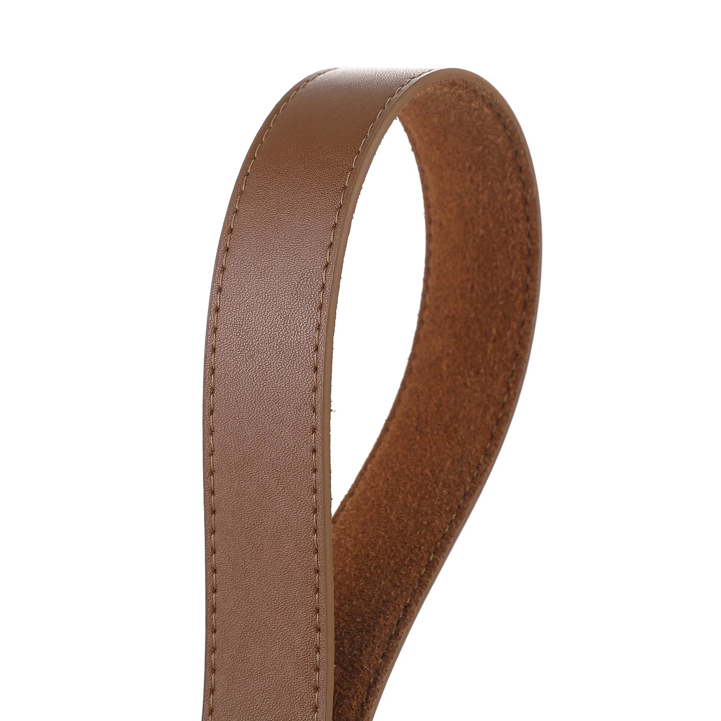 New Luxury Double Genuine Leather Belt for Women Jeans Casual Dress Square Alloy Buckle Ladies Trendy Belts Fashion Waistband
