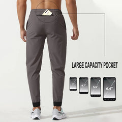 Elastic Men Sports Pants Running Trousers Workout Jogging Pants Gym Sport Joggers