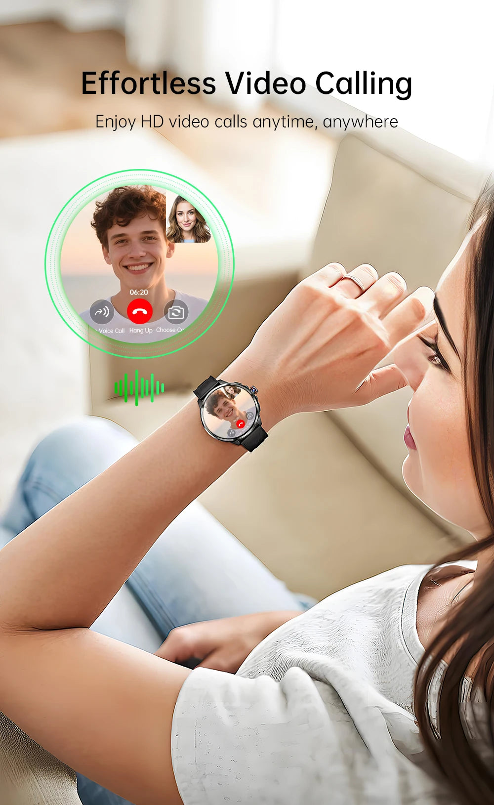 KUMI Watch X3 Pro Android 4G WiFi Smartwatch, 1.75" AMOLED, GPS, 200MP Camera, 32GB, Waterproof, Fitness Tracking Smart Watch