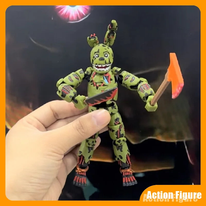 【In Stock】9l3d Printed Fnaf Freddy Fazbear'S Pizza Springtrap Toys Action Figures Anime Model Lucky13 Dummy13 Titan13 Gifts Toys