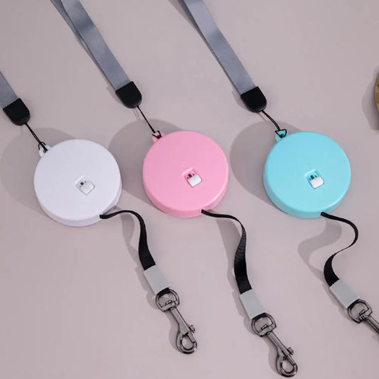 3/2 Meter Pet Retractable Mini Leash Outdoor Walking Traction Rope Pet Supplies